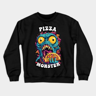 Pizza Monster Crewneck Sweatshirt